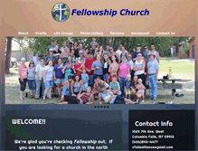 Tablet Screenshot of cfallschurch.com